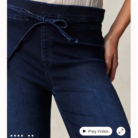 We The Free Free People Cropped Blue Jeans Denim Size Small - Picture 3 of 9